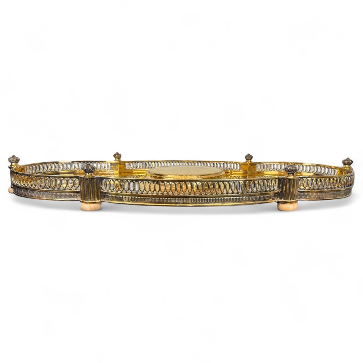 Grosso Centrotavola in Vermeil - Italia XX Secolo-photo-2